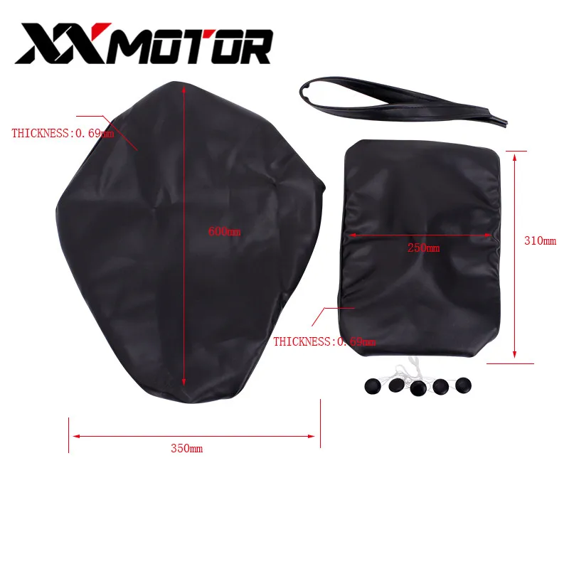 Seat Cushions Leather Cover Seat Waterproof For Honda Steed400 Steed600 Steed 400 600 Motorcycle Accessories