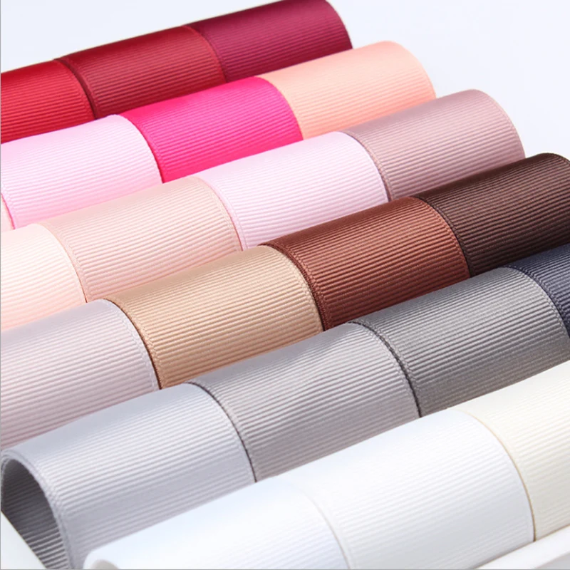Grosgrain Ribbon 100% Polyester 6 9 16 25 38 50 MM 1/4\