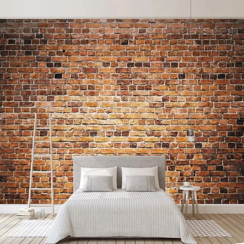 Custom Photo Wallpaper Retro Imitation Red Brick Mural Canvas 3D Wall Paper Bedroom Living Room Sofa TV Background Home Decor