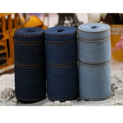 High quality 5 Yard/Piece,Denim Ribbon,For Diy Handmade Riband Craft Packing Hair Accessories Wedding Materials Package