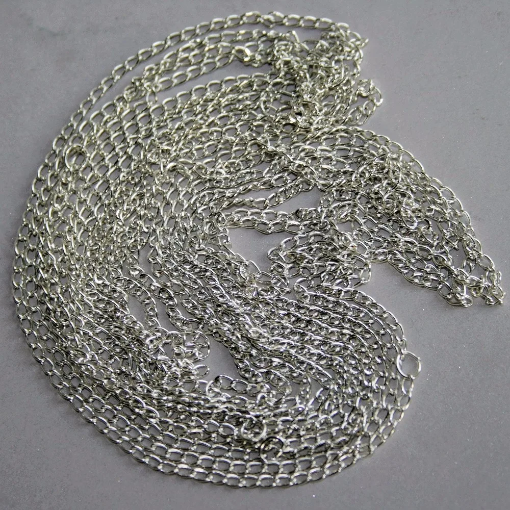 [wamami] 1.5mm Silver/Gold/Bronze Metal Chain BJD Dollfie Jewelry Necklace Braclace Diy Craft 95cm