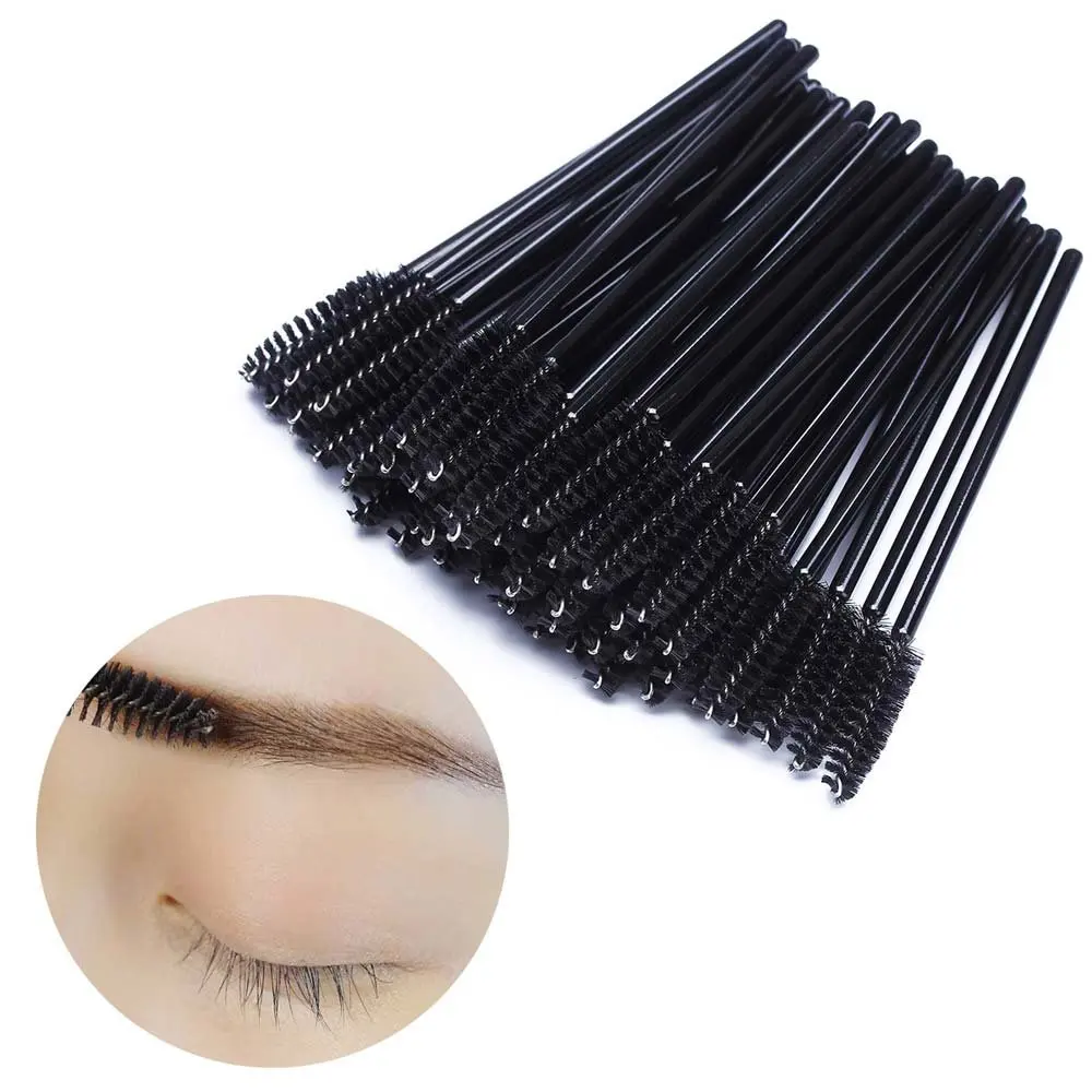 1000 stks/partij Wimperborstels Make-up kwasten Wegwerp Mascara Wands Applicator Spoolers Wimpers Extension Cosmetische Borstel