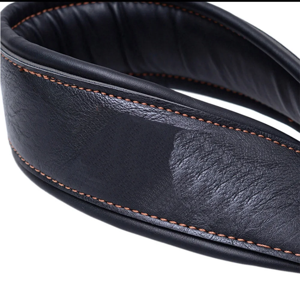 MoonEmbassy High Quality PU Leather Guitar Strap Adjustable Soft Bass Straps Accessories