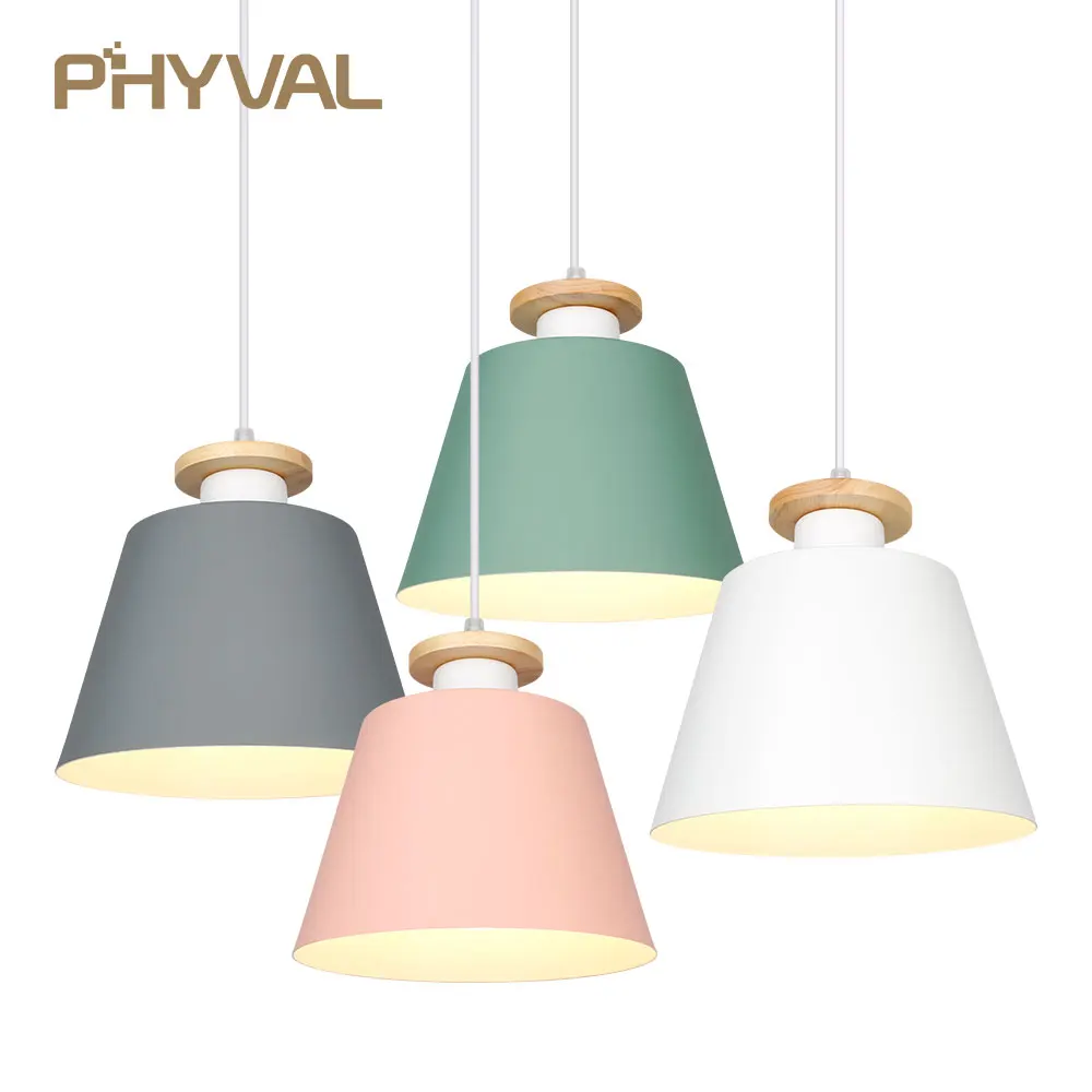 

Светодиодный ная Подвесная лампа E27 в скандинавском стиле, современные деревянные светильники для ресторана, столовой, гостиной, спальни, прикроватная лампа