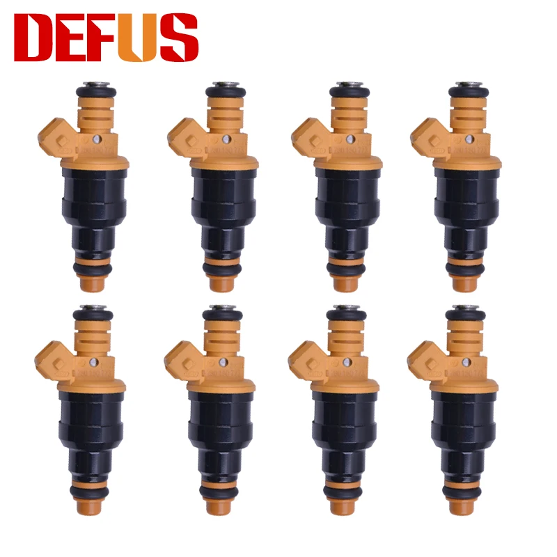 DEFUS 8pcs 0280150773 Fuel Injector Nozzle For Hyundai Accent 1.5L Flow Matched Injection Values Car Fuel System High Impedance