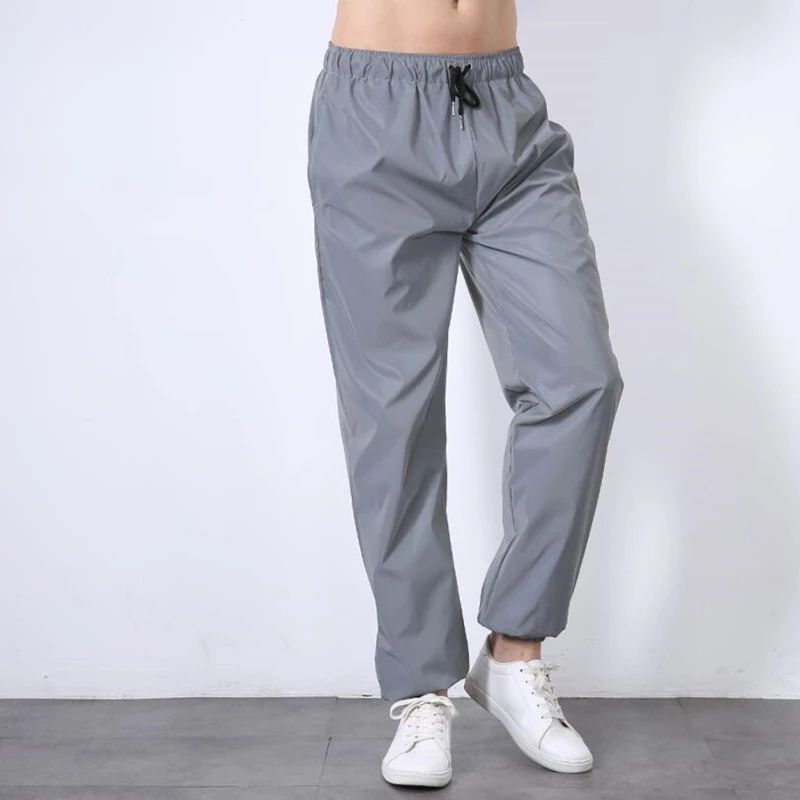 Joggers men hip hop reflective pants modis sweatpants man streetwear trousers night light long pants pantalones hombre