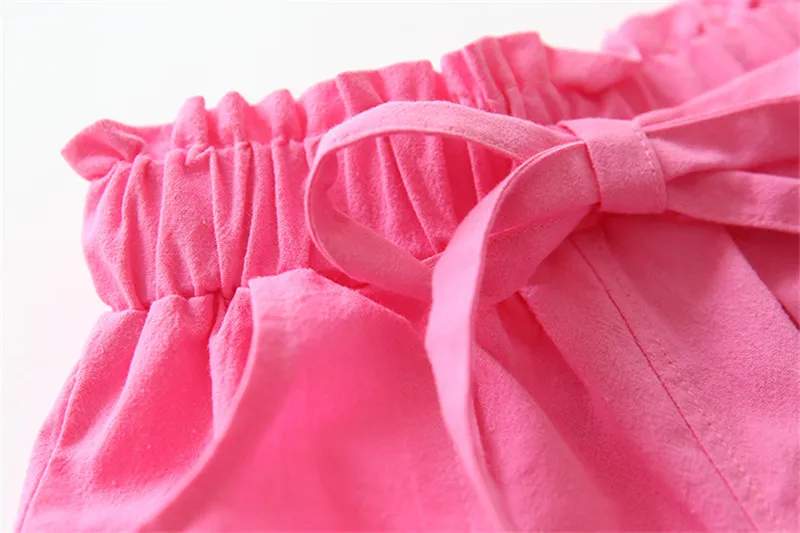 Retail 2-8 years shorts beach pants candy color fresh kids children summer