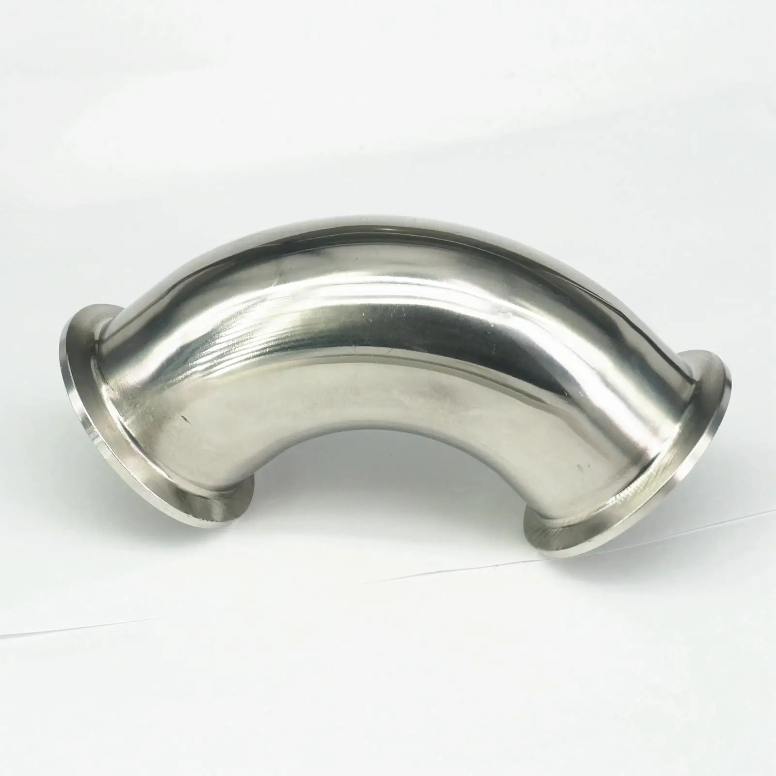 

Fit Tube O.D x Ferrule O.D Tri Clamp 2" Ferrule O.D 64mm 304 Stainless Steel Sanitary 90 Degree Elbow Pipe Fitting