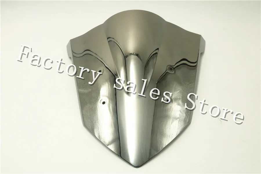 HotSale For Honda CBR650F CBR 650F 650 F 2014 2015 2016 2017 silver Motorcycle Windshield WindScreen Double Bubble 14 15 16 17