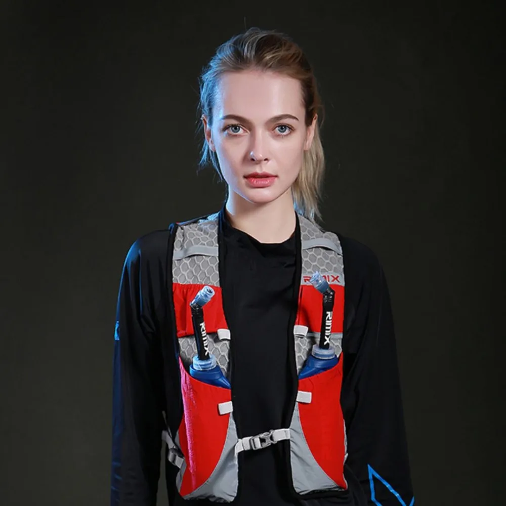 RIMIX-Multi Function Running Mochila de Hidratação, Super Light Caminhadas Bag, Sport Vest Pack para Outdoor Marathon Jogging Ciclismo Clipe