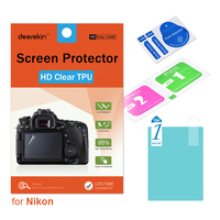 Deerekin HD Soft TPU Screen Protector w/ Top LCD Film for Nikon Z7 Z6 Z5 Z50 D7500 D500 D5 Digital DSLR Camera