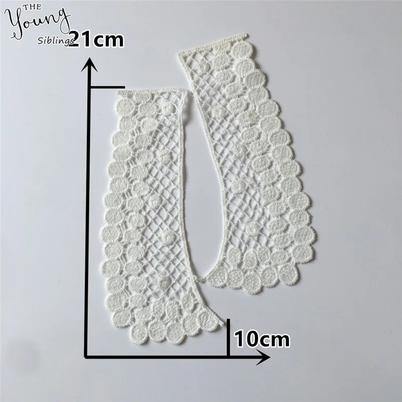 New arrive Embroidery Applique Lace collar Hollow out DIY Sewing Neckline lace Fabric Wedding dress Accessories Supplies YL1704