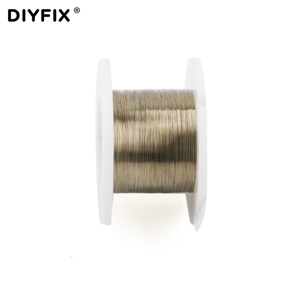 DIYFIX-herramientas de reparación de teléfonos móviles, separación de pantalla LCD de 0,06mm, línea de corte de alambre de 100M para iPhone y Samsung