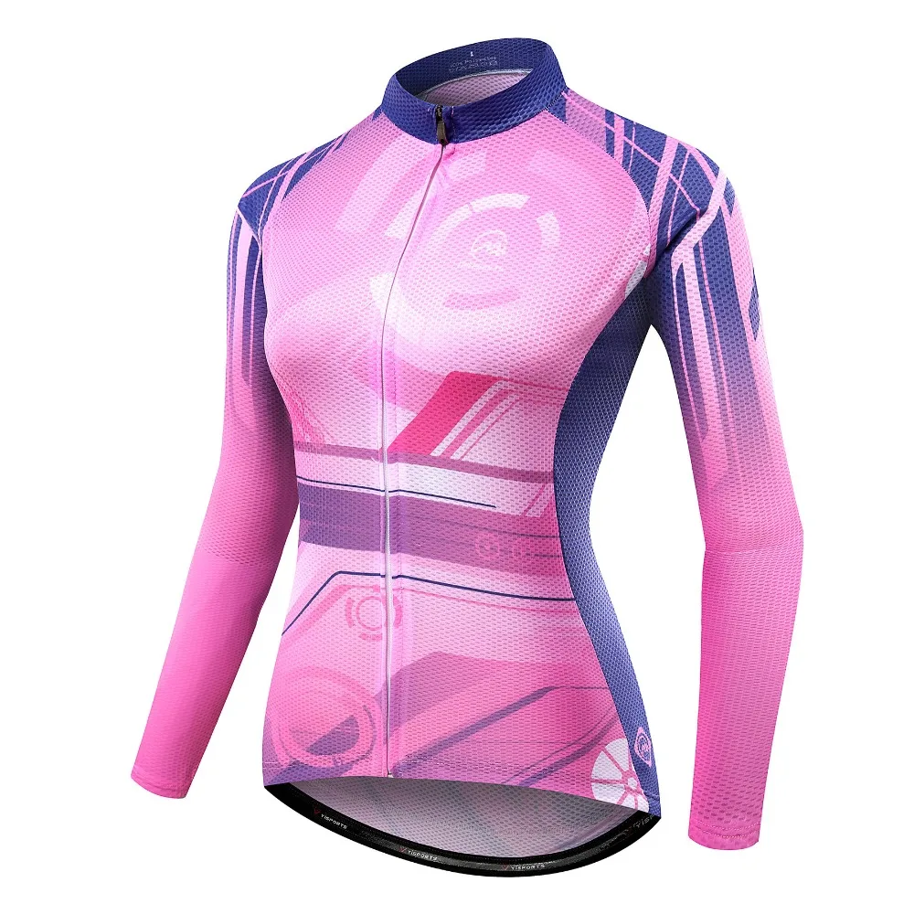 MTSPS Women Cycling Jersey Mtb Bicycle Clothes Ciclismo Long Sleeves Jersey Road Riding Shirt Female Road Bike Cycling Clothing