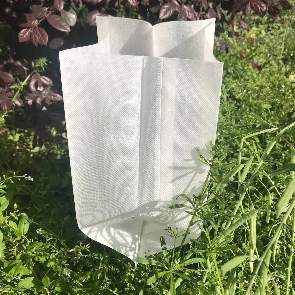 Garden Supplies 50pcs Plant-fiber Nursery Pots Seedling-raising Bags Can Degrade Environmental Protection Planting Bags 30*30cm