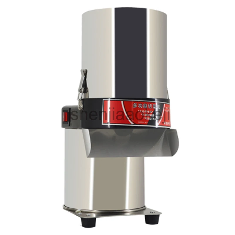 Máquina de corte vegetal profissional de aço inoxidável automática elétrica comercial 220 v 400 w 1 pc