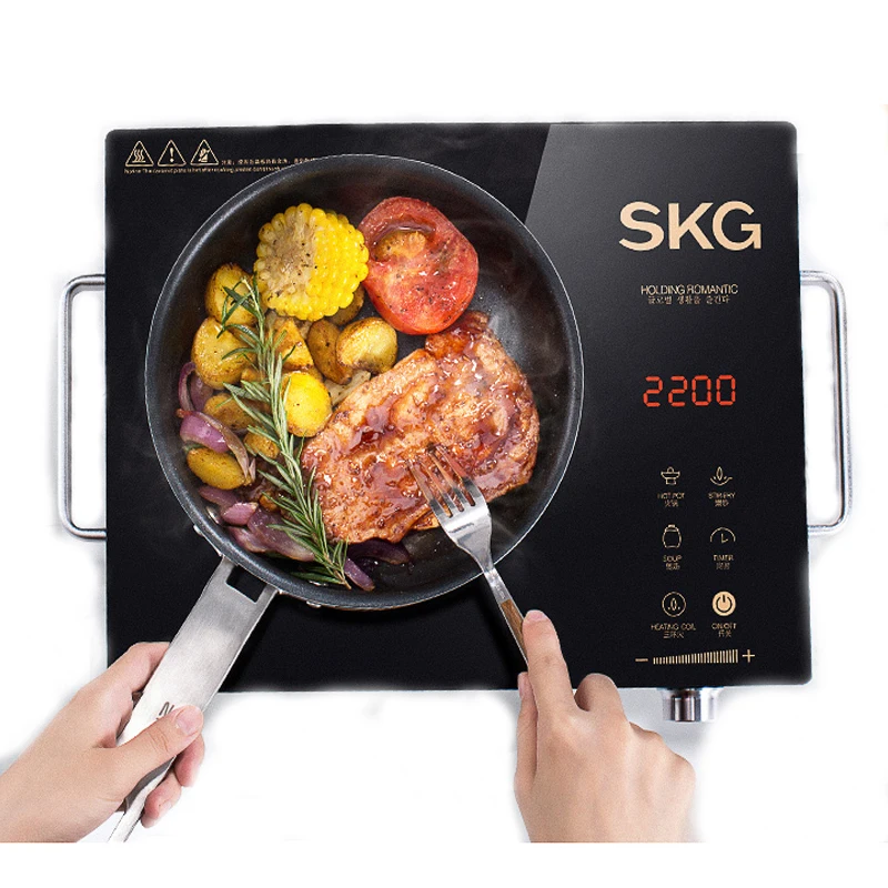 Induction Cooker Electric Cooker Cooking Tea Stove Domestic Smart Induction Cooker Light Wave Oven Desktop Stir-Fried SKG1601