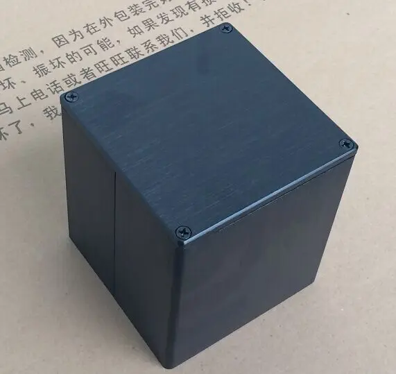 Square transformer cover the external size is 90*90*100mm balck metal Metal Shield cover