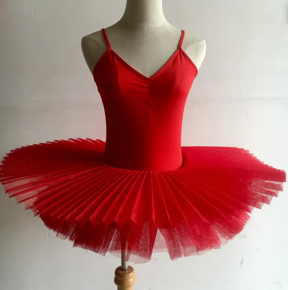 Tutu professionale di Danza Classica Per Adulti Body Nero Rosso Bianco Costumi Ballerina Delle Donne Vestiti di Ballo di Balletto Del Capretto Del