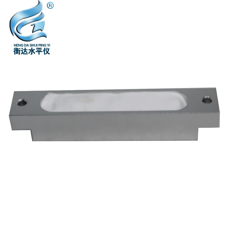 105mm HENGdaHigh Accuracy Metal Spirit Level Bubble Long Strip Metal Level Measuring Instrument Accuracy 0.02mm/m