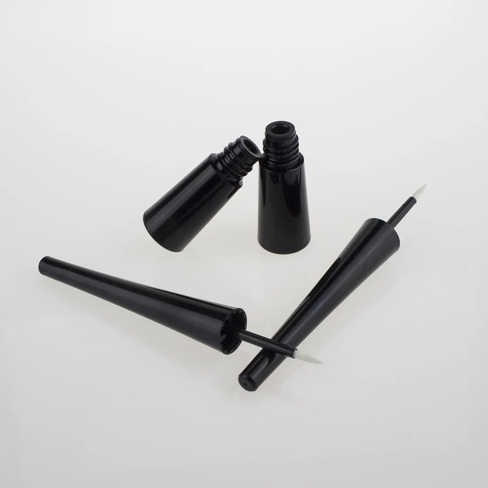 1000pcs 3.5g plastic empty eyeliner pen best , sale 3.5ml  liquid eyeliner pens with brush , black 3.5ml eyeliner with a pen