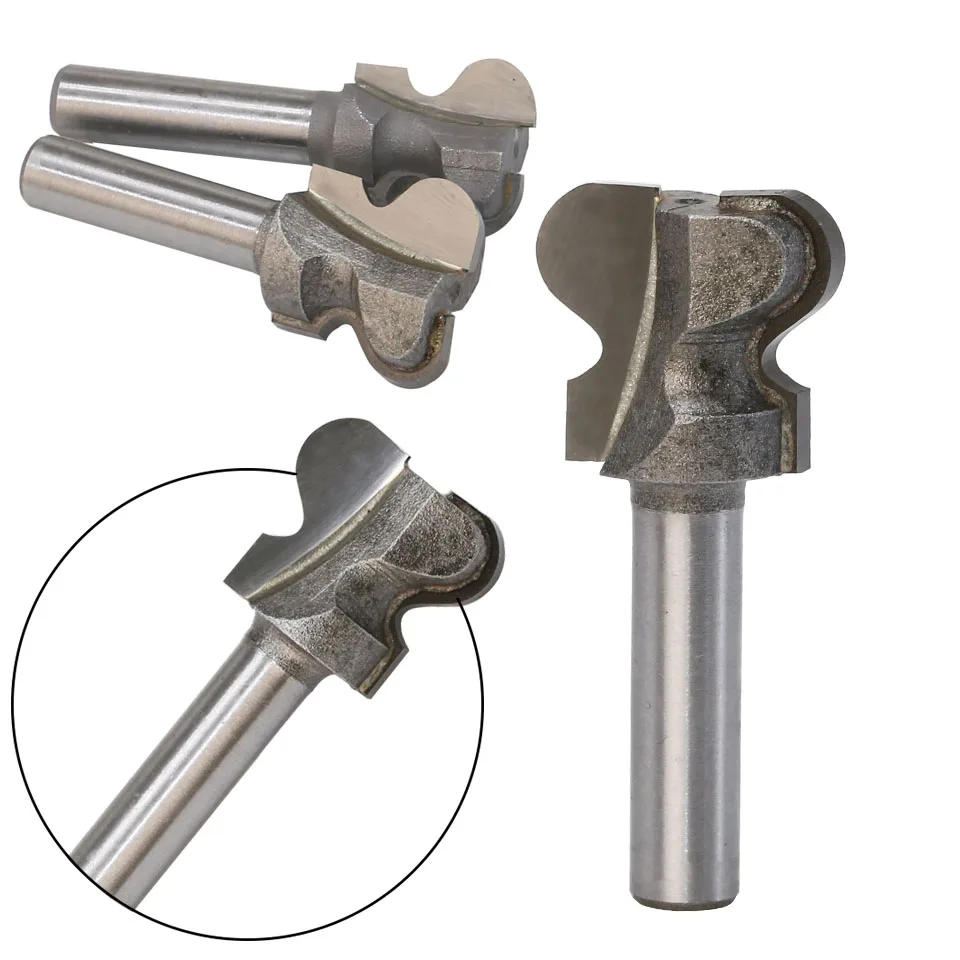 Imagem -04 - Shank Roteador Bits para Madeira Grau Industrial Duplo Dedo Bit Carpintaria Ferramentas de Moagem Madeira Cutterdouble Dedo Bit mm