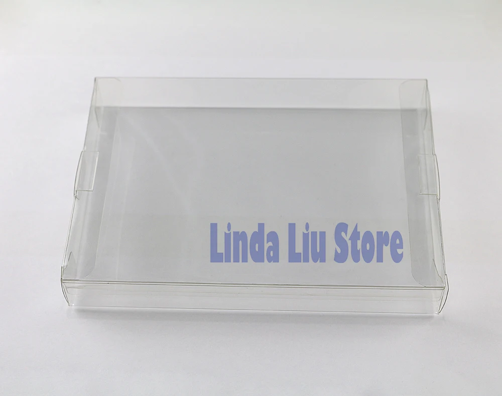 15pcs Clear transparent for NES Game Box CIB games plastic PET Case for NES Protector Case