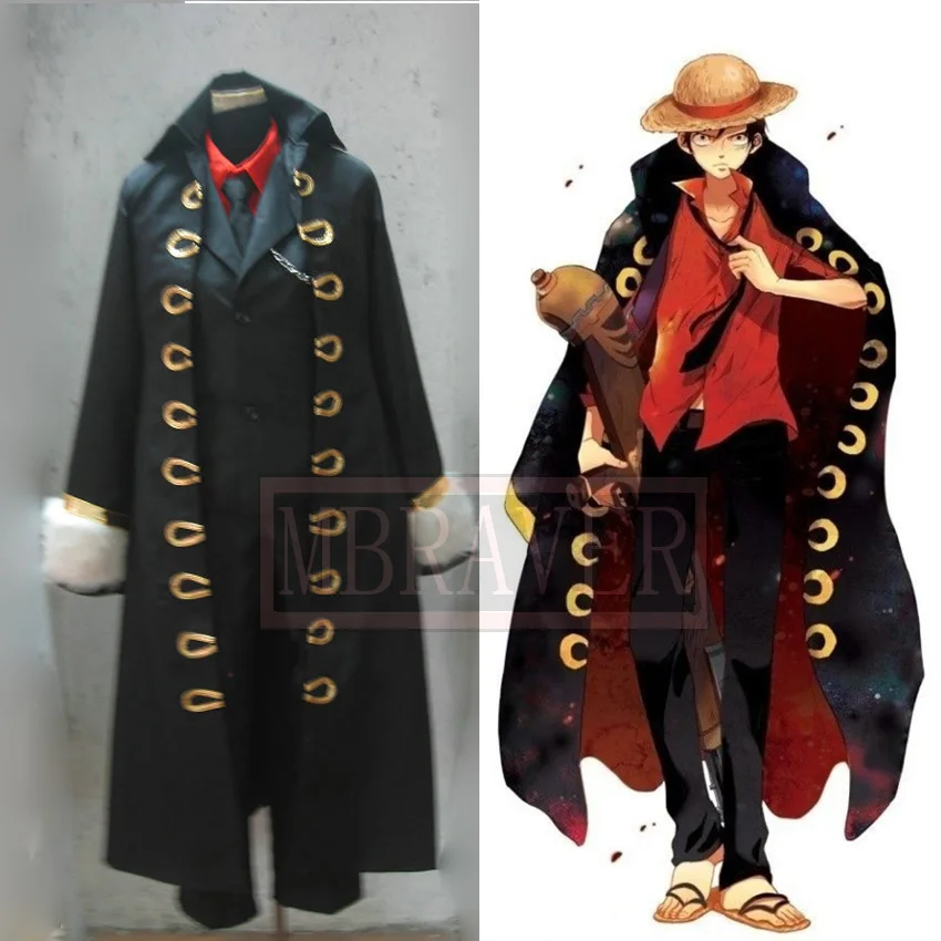 Japanese Anime Monkey D Luffy Cosplay Costume Party Christmas Halloween Custom Made Any Size