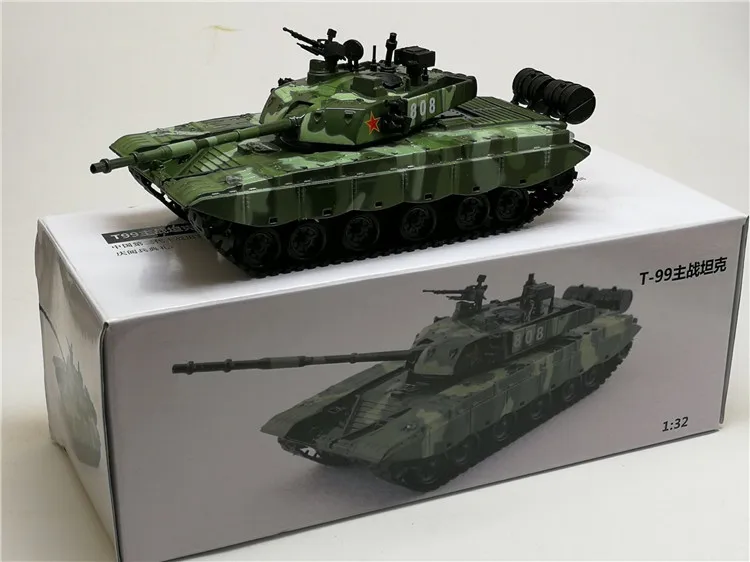 High Simulation Collection Model Toys Car Styling China T99 Main Battle Tanks Model 1:32 Alloy Tank Model Excellent Gifts