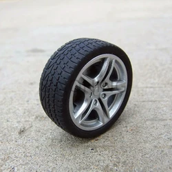 40mm /48mm wheels 1:10 emulation car tire rubber wheel hub wheels toy model accessories 2.9mm hold suit for 3mm axle