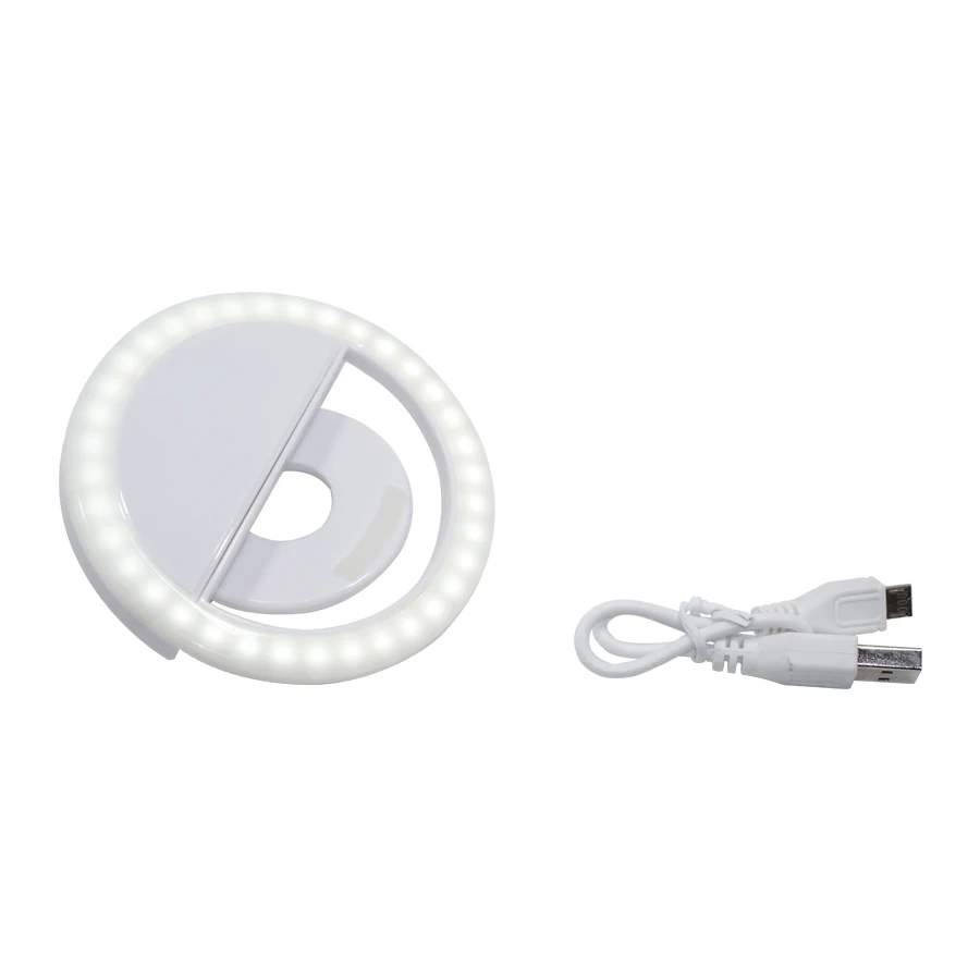 リングライトマクロ & リング照明リングフラッシュ電話 selfie 写真撮影バッテリー写真撮影の照明 led リングフラッシュライト