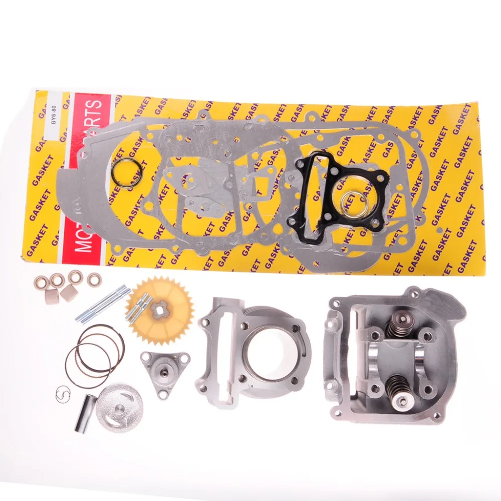 

For 100cc Big Bore Kit 139QMB GY6 50cc Scooter Parts Gasket 64mm Head [PX18]