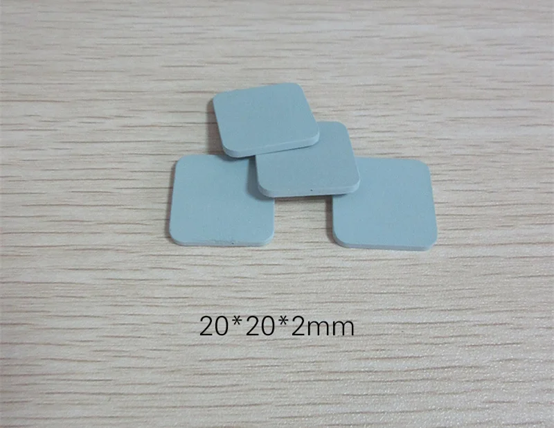 5pcs Silicon carbide ceramic sheet 20*20*2mm micropore Silicon carbide heat sink 10*10/15*15/25*25/30*30/40*4/60*60 heatsink