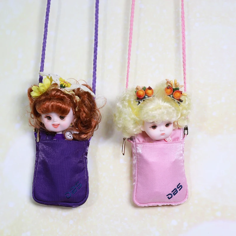 Fortune days Two different color Outgoing portable phone bag suitable for OB11 and Middile doll