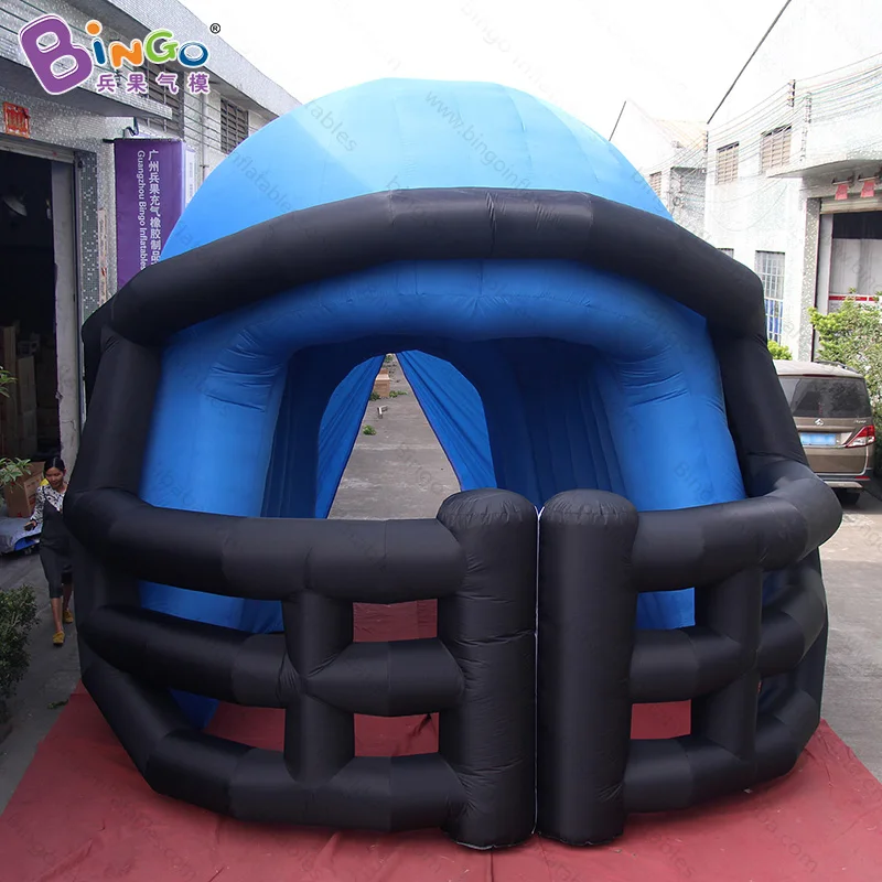 Personalized 6.7X5.5X4.5 Meters Inflatable Helmet Tunnel For Running Through - BG-A0384-2/BG-A0165-2