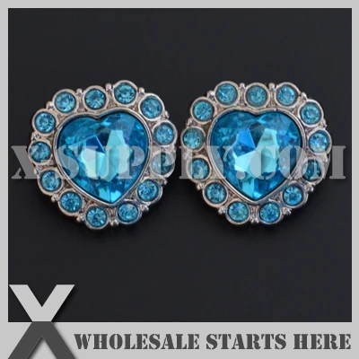 

Color Option: RB1013 #20~#37 (144pcs/lot) Heart Shape Acrylic Rhinestone Button for Flower Center