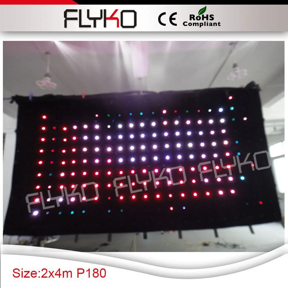 

p18 4x2m 2014 led sexy video curtain screen new electronics inventions