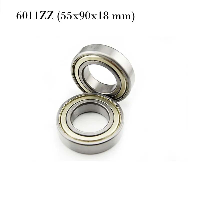 

(1 PCS) 6011ZZ (55x90x18 mm) Double Metal Shielded PRECISION Ball Bearing