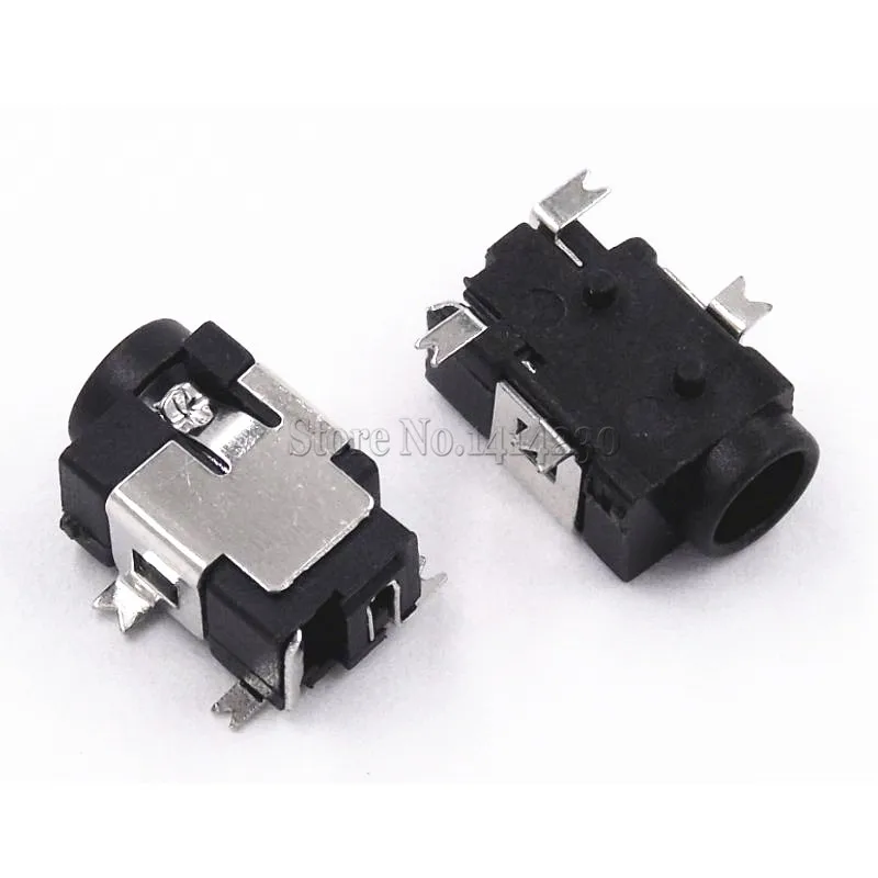 10PCS DC031A DC Power Supply Jack Socket Female Panel Mount Connector 3.5mm 1.35mm DC-031A 3.5*1.35