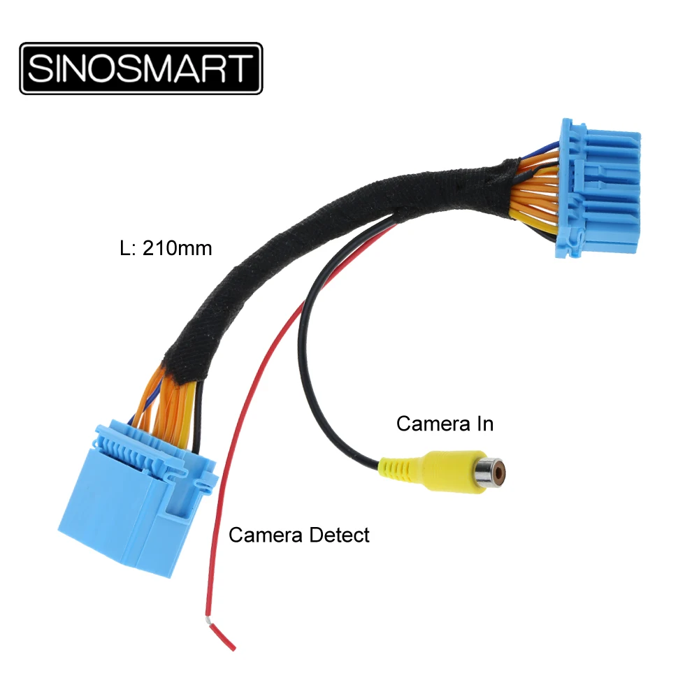 SINOSMART S20 20-PIN Reversing Camera Connection Harness for Suzuki SX4 OEM Monitor without Damaging Car Cable