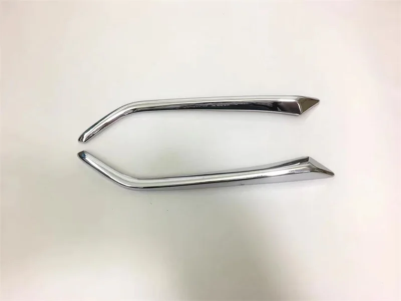 For Mazda CX-3 CX3 2015 2016 2017 2018 Front Head Fog Light Lamp eyebrow Cover Decotration Trim ABS Chrome Car Accessories 2pcs