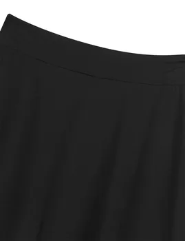 FEESHOW Girls A-Line Skater Skirt 4 FEESHOW Kids Girls Skirts Big Girls Solid Color Lightweight Stretchy Knee Length Full A-Line Skater Skirt Casual Party Clothes 4