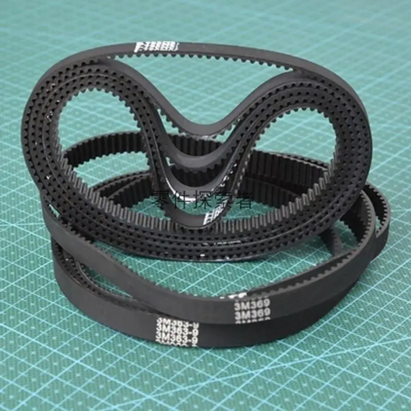 HTD3M Timing Belt, 288mm length,96 teeth,9mm width,Closed-loop, Endless, 5pcs/lot