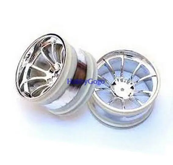 HSP Parts 08044 08044 Chrome wheel Rim for 1/10 RC Buggy Car Truck