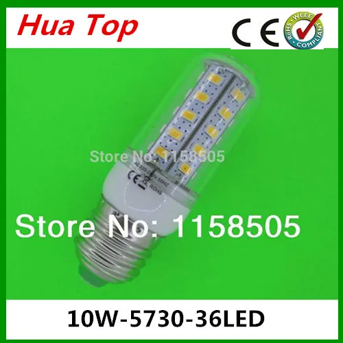 Hot sale lampada led lamp E27 220V 10W Epistar smd 5730 36 led corn light bulb solar Bulbs & Tubes Lumen 1000 Lm lustre Lamps