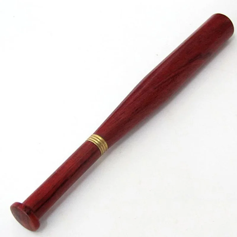 Creative Rosewood  Baseball Shape Ballpoint  pen natural color wooden pen 0.5 mm  black ink for  business and school office