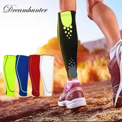 Compressione Sport Gamba Manica Corsa E Jogging Leggings Coprigambe Scaldini Delle Donne Degli Uomini Della Bicicletta di Supporto Polpaccio Parastinchi Palestra Sun UV di Protezione