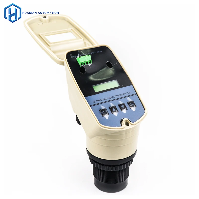 ultrasonic fuel tank diesel rs485 ultrasonic level sensor meter transmitter 4-20ma reply