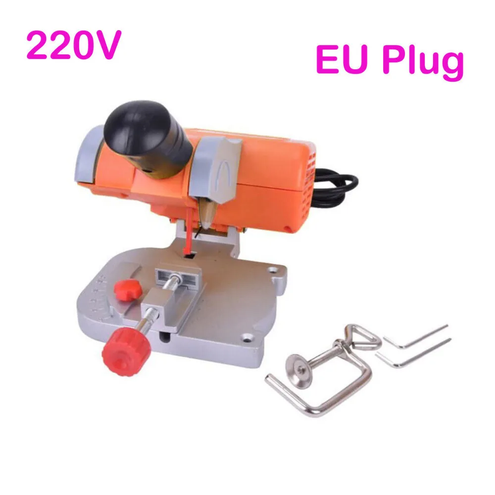 Mini Electric Saw Cutting Machine high speed Bench Cut-off Saw Steel Blade For cutting Metal Wood Plastic Adjustable