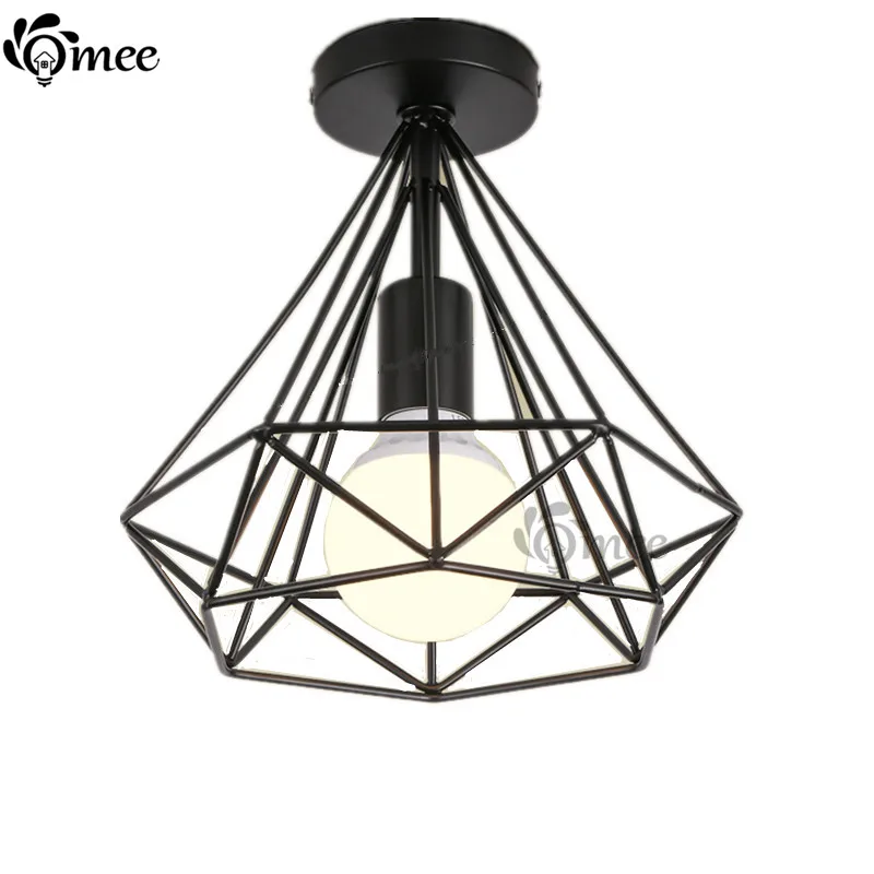 New Design Diamond Ceiling Light , Birdcage Corridor Aisle Ceiling Lamp Pyramid Restaurant Bar and Living Room Bedroom Lighting